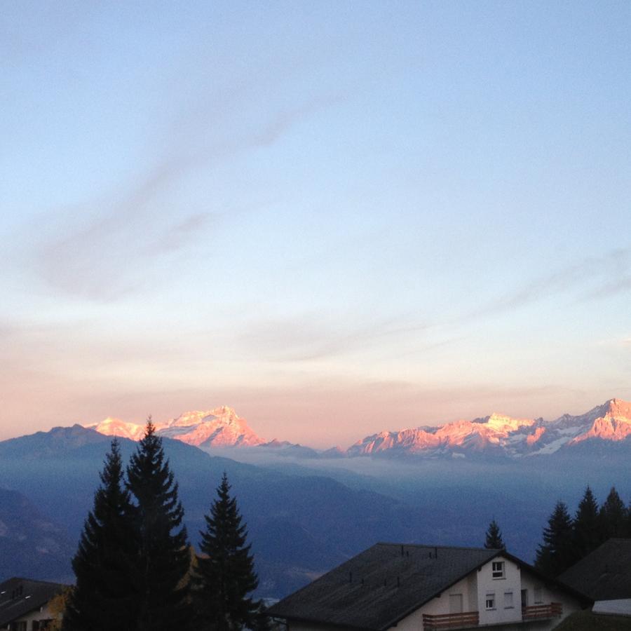 Romantic Chalet-Style Flat With Mountain View Torgon Luaran gambar