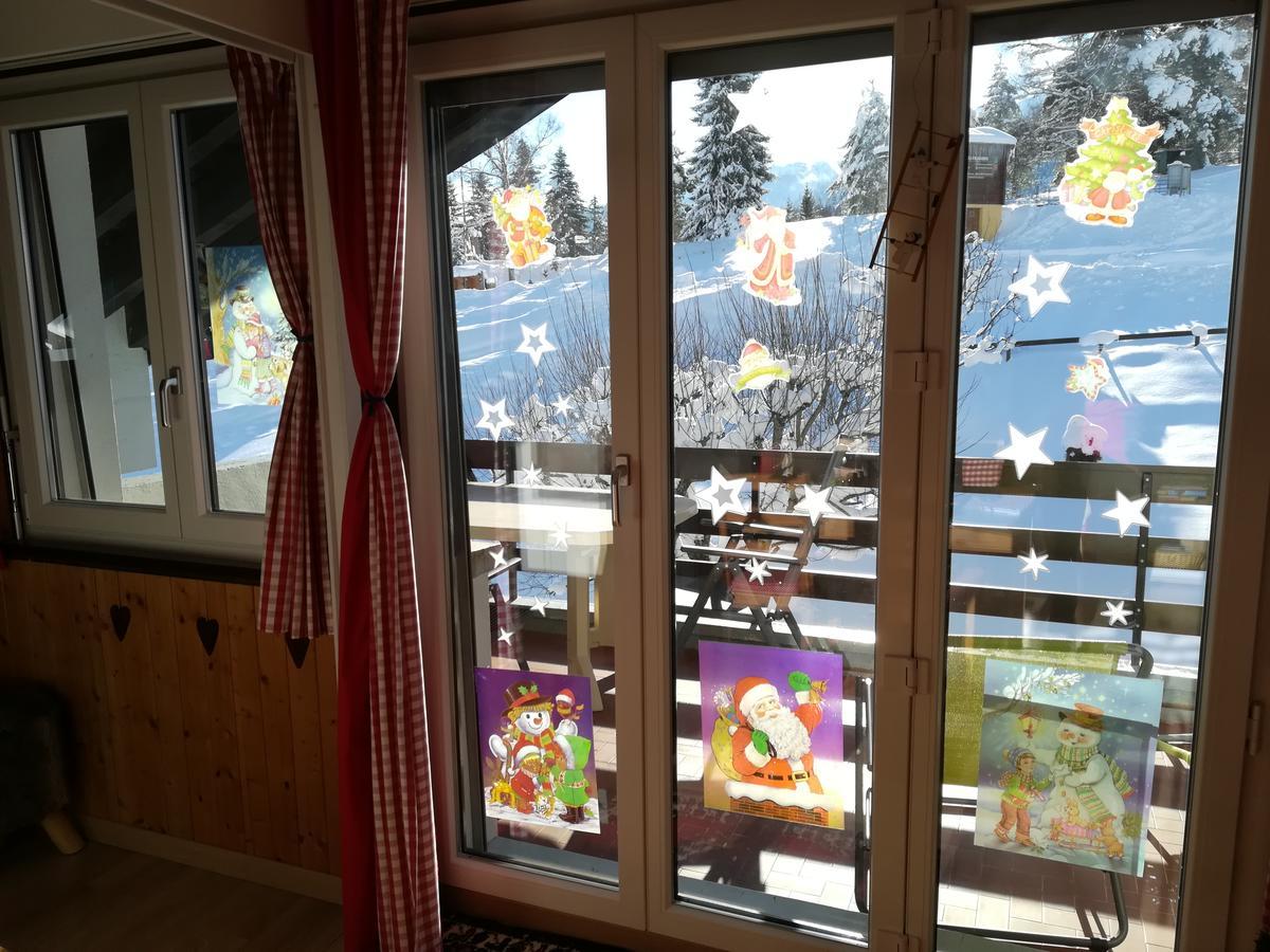 Romantic Chalet-Style Flat With Mountain View Torgon Luaran gambar